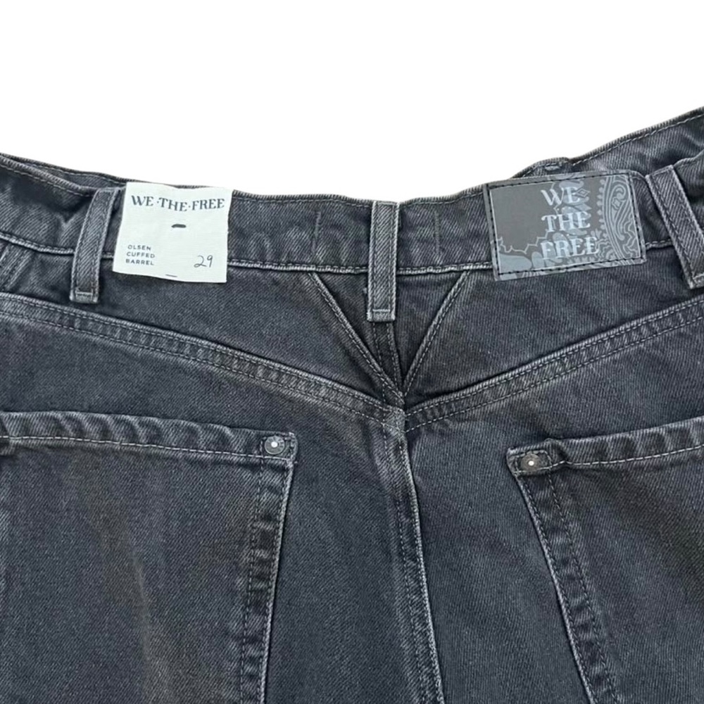 Free People We The Free Olsen Cuffed
Barrel Jeans Sz 29 - Picture 7 of 10